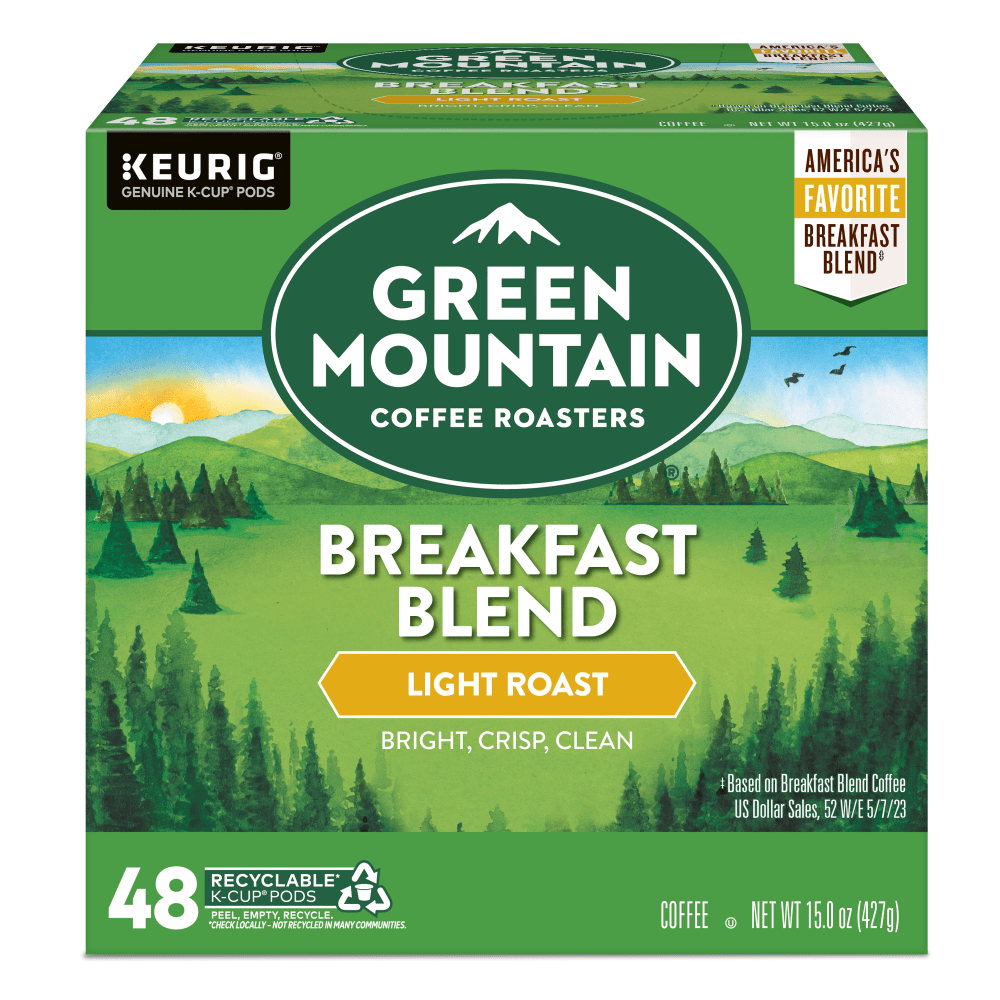 Green Mountain Coffee® Single-Serve Coffee K-Cup®, Breakfast