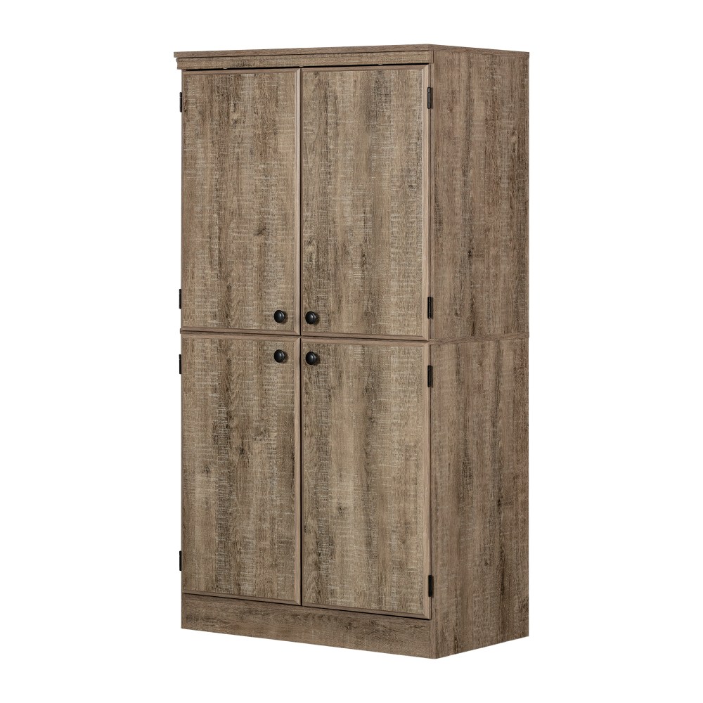 South Shore Morgan 4-Door Storage Armoire, 69-1/2”H x