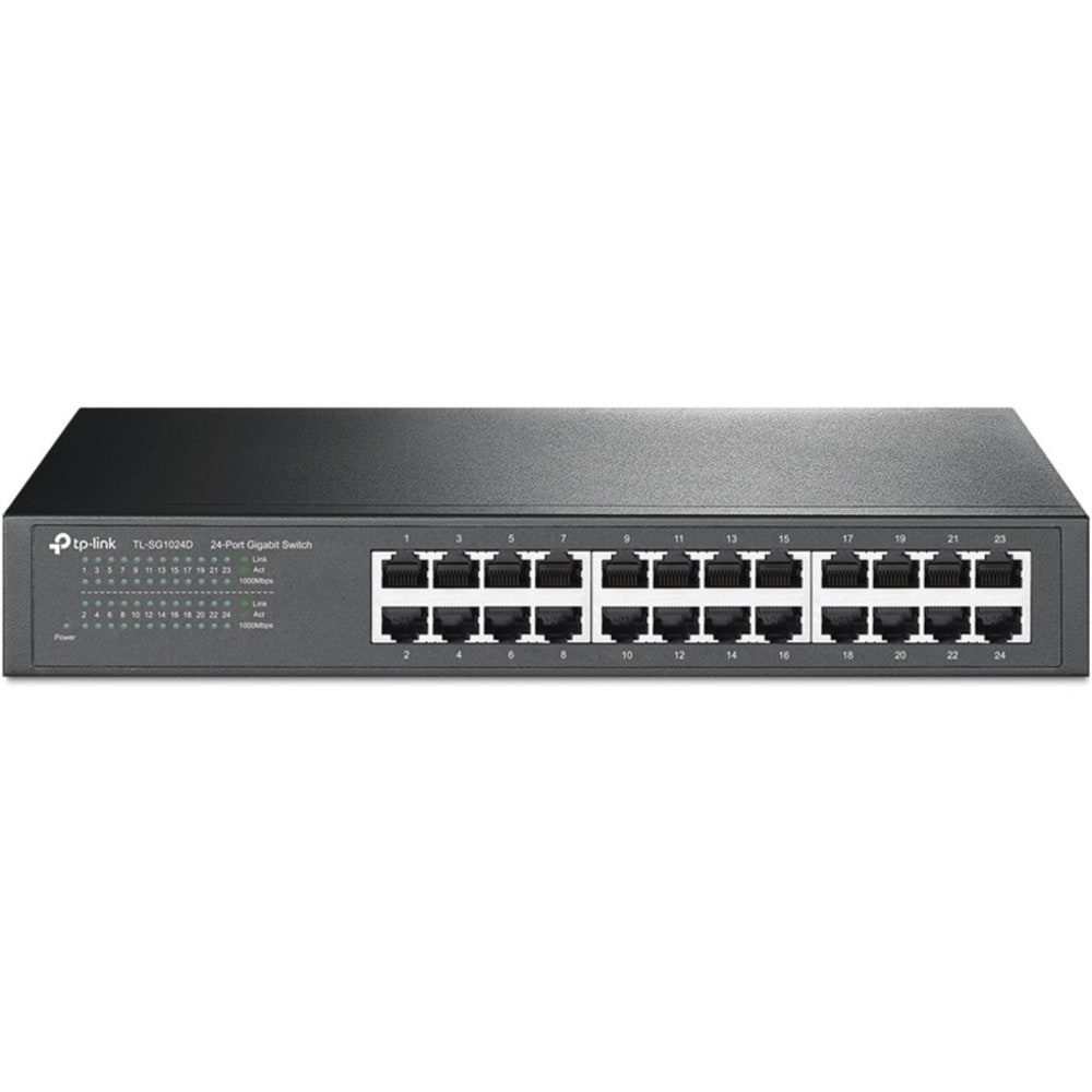 TP-LINK® 24-Port Gigabit Desktop/Rackmount Switch, TL-SG1024D
