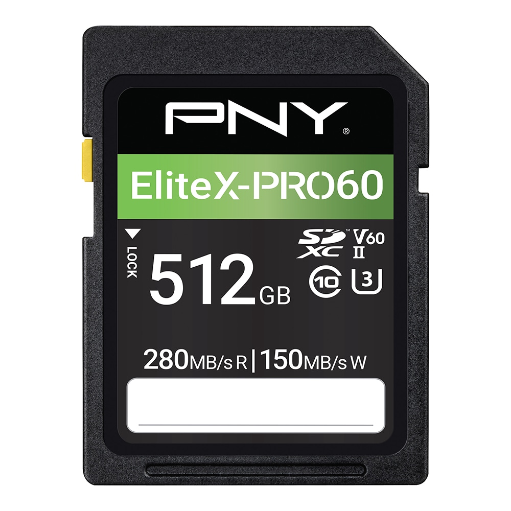 PNY EliteX-PRO60 Class 10 U3 V60 UHS-II SDXC