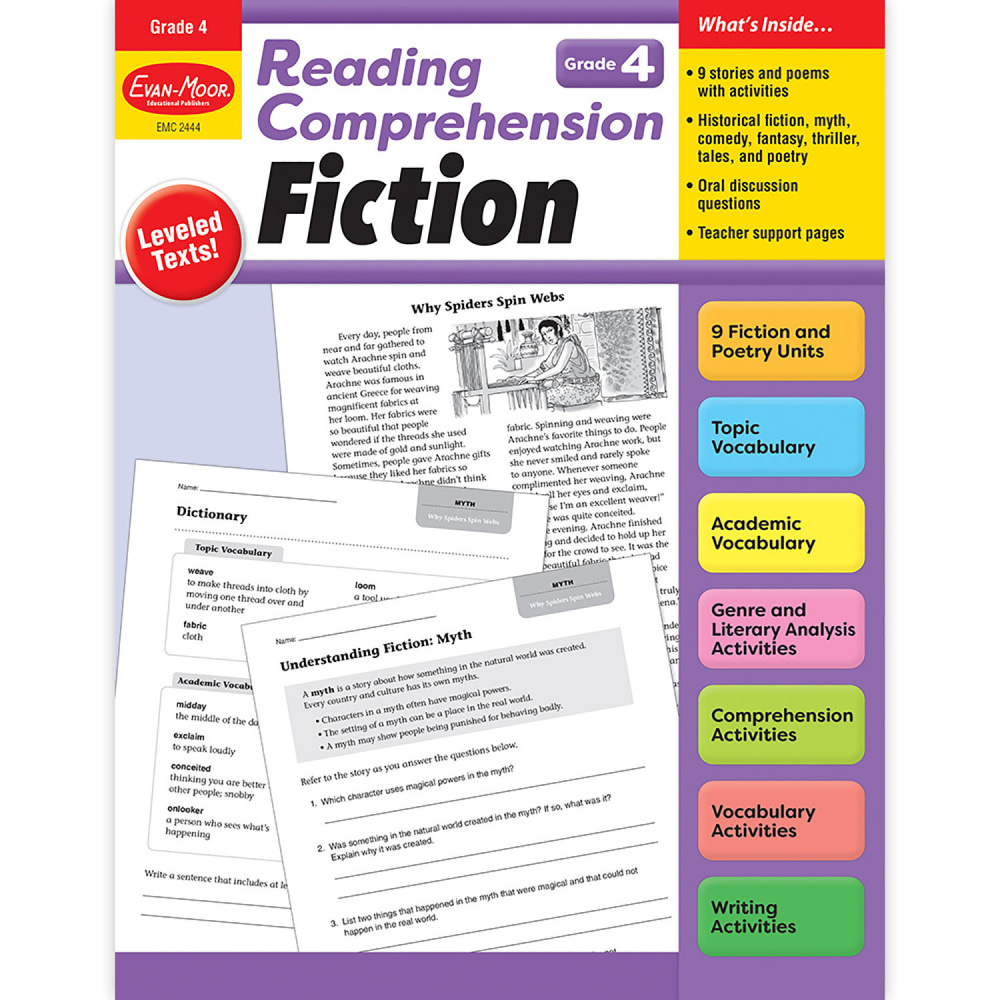 Evan-Moor Educational Publishers Reading Comprehension: Fiction,