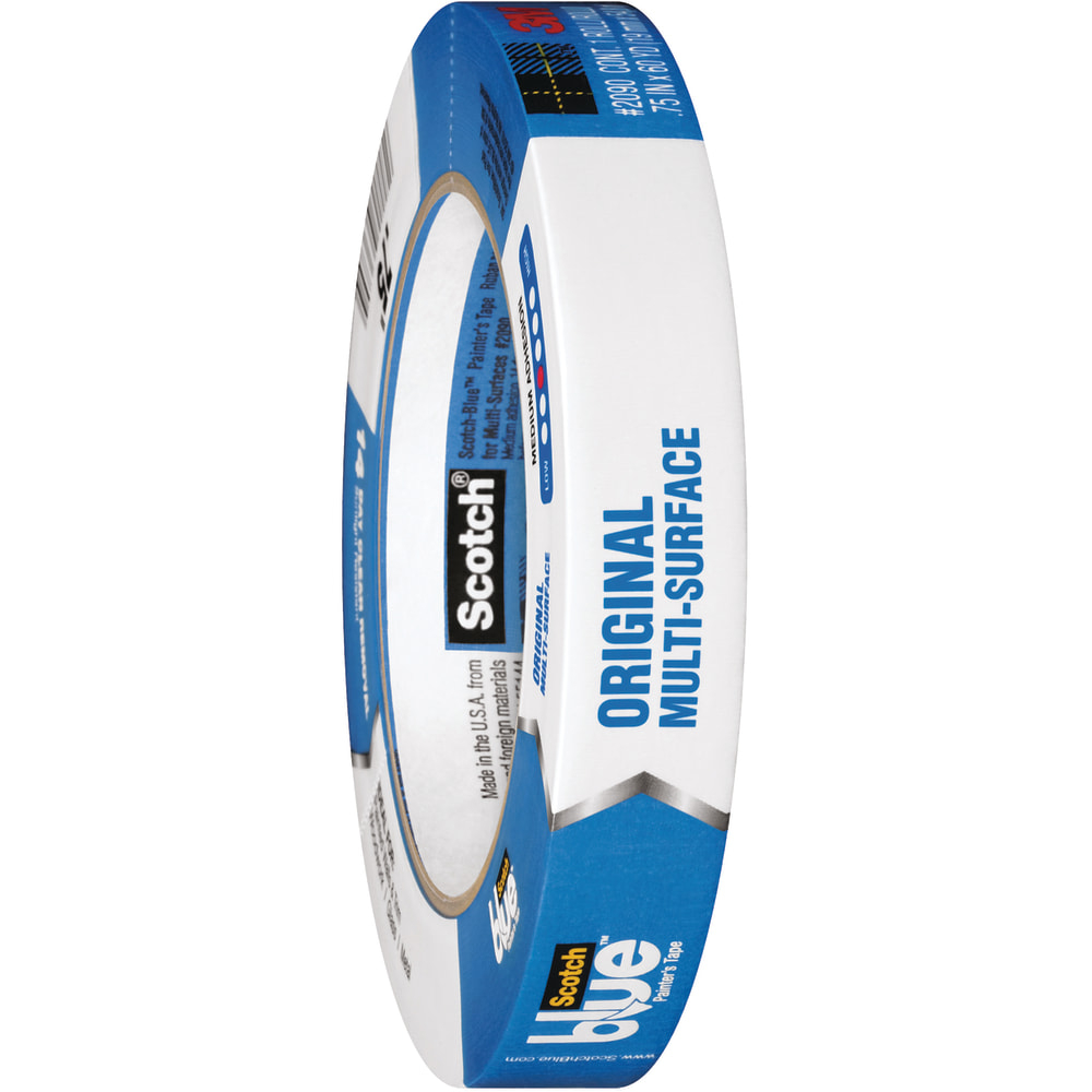 Scotch 2090 Masking Tape, 3/4" x 60 Yd.,