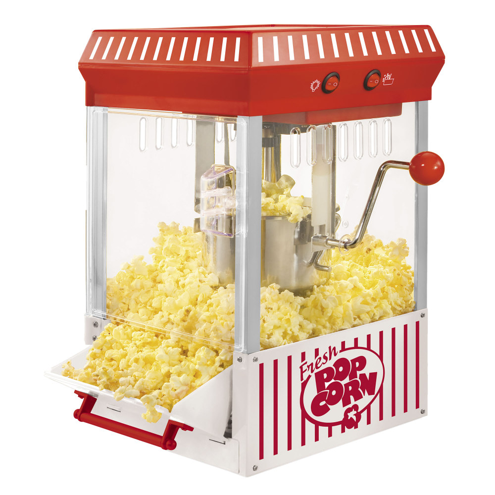 Nostalgia Electrics KPM200 Kettle Popcorn Maker, Red