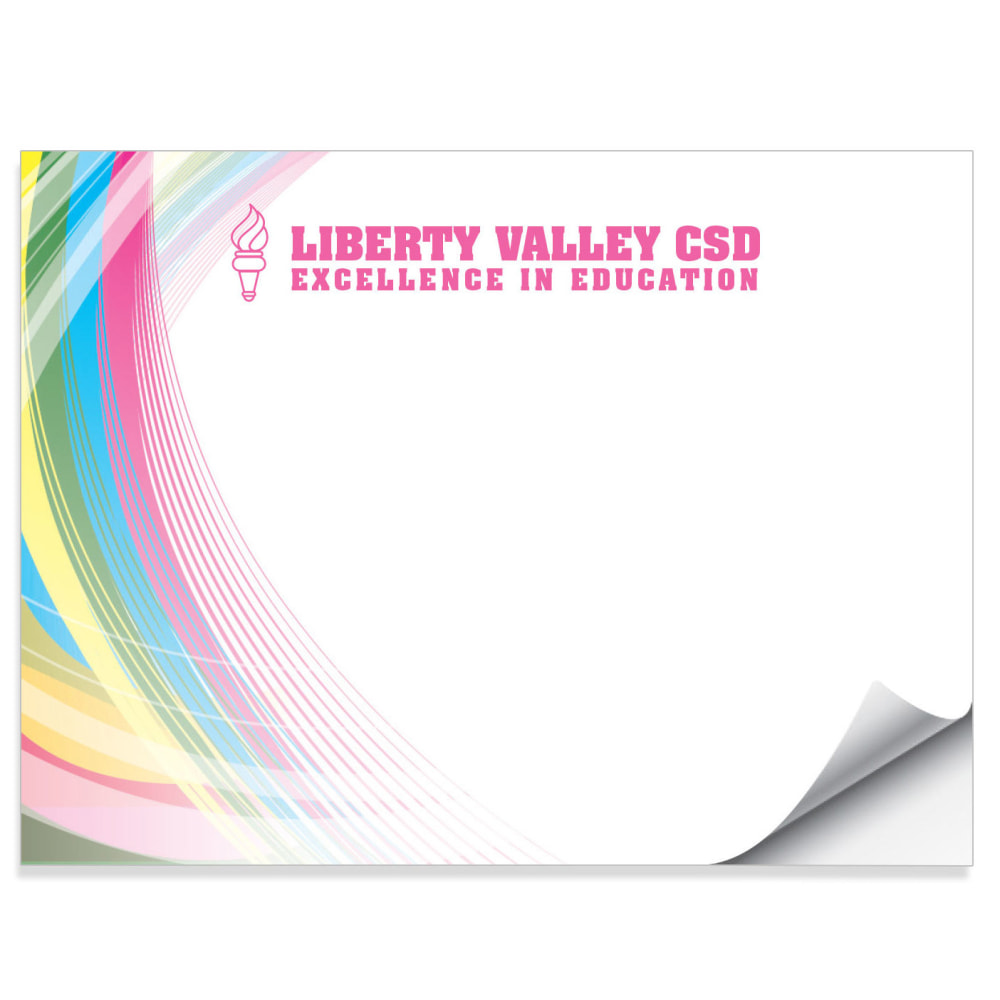 Custom Personalized Post-It® Notes Adhesive Note Pad, 3"