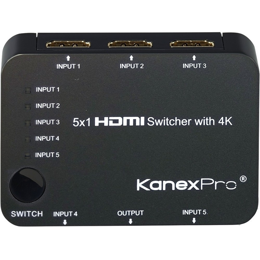 KanexPro 5x1 HDMI Switcher - Video/audio switch -