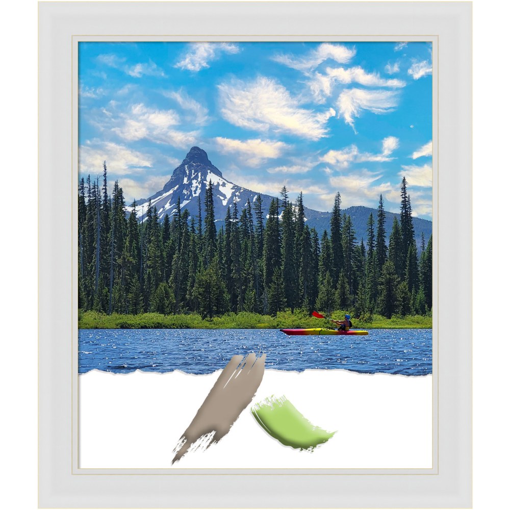 Amanti Art Flair Soft White Picture Frame, 24"