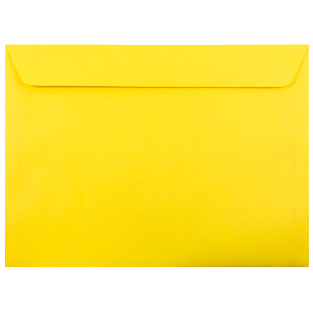 JAM Paper® Booklet Envelopes, 9" x 12", Gummed