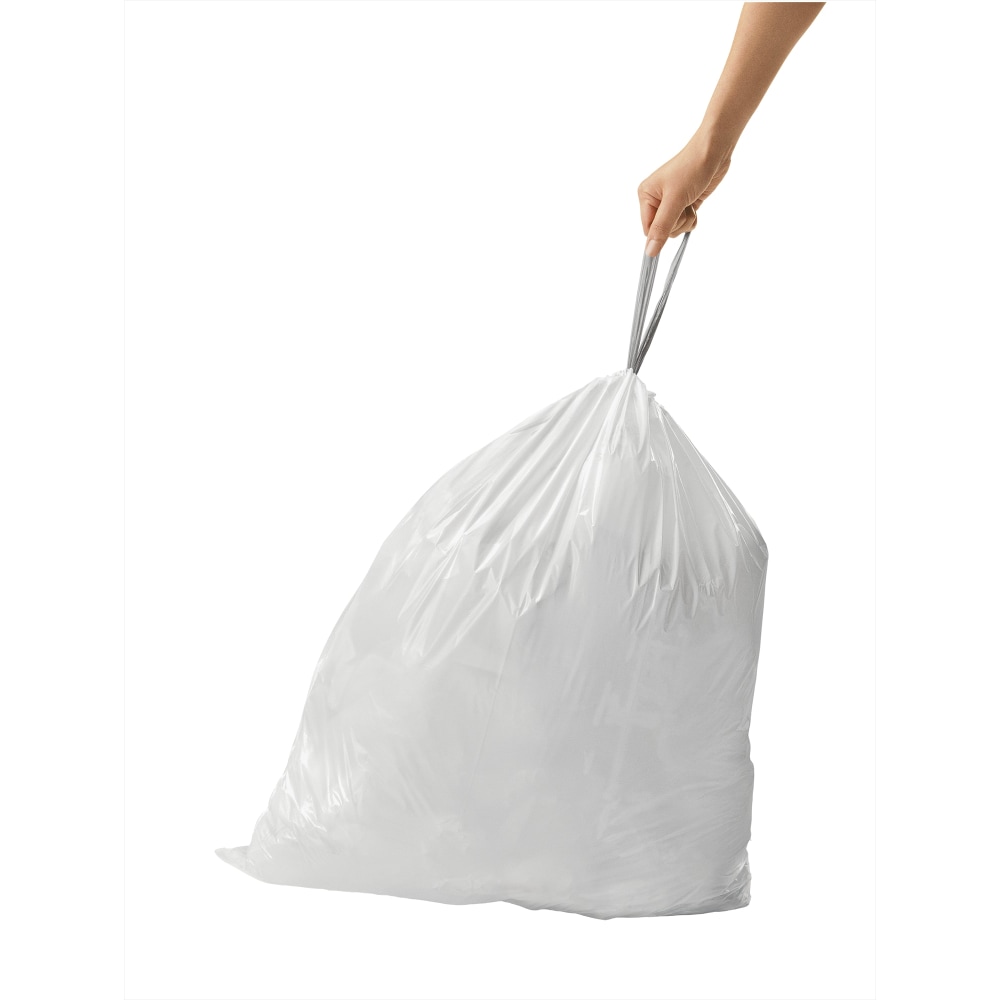 simplehuman Custom-Fit 1.18-mil Can Liners, Code X, 21,Gal/80L