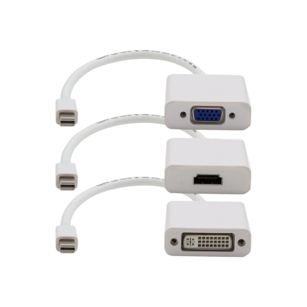 AddOn 5 Pack 8in Mini-DP to VGA Adapter