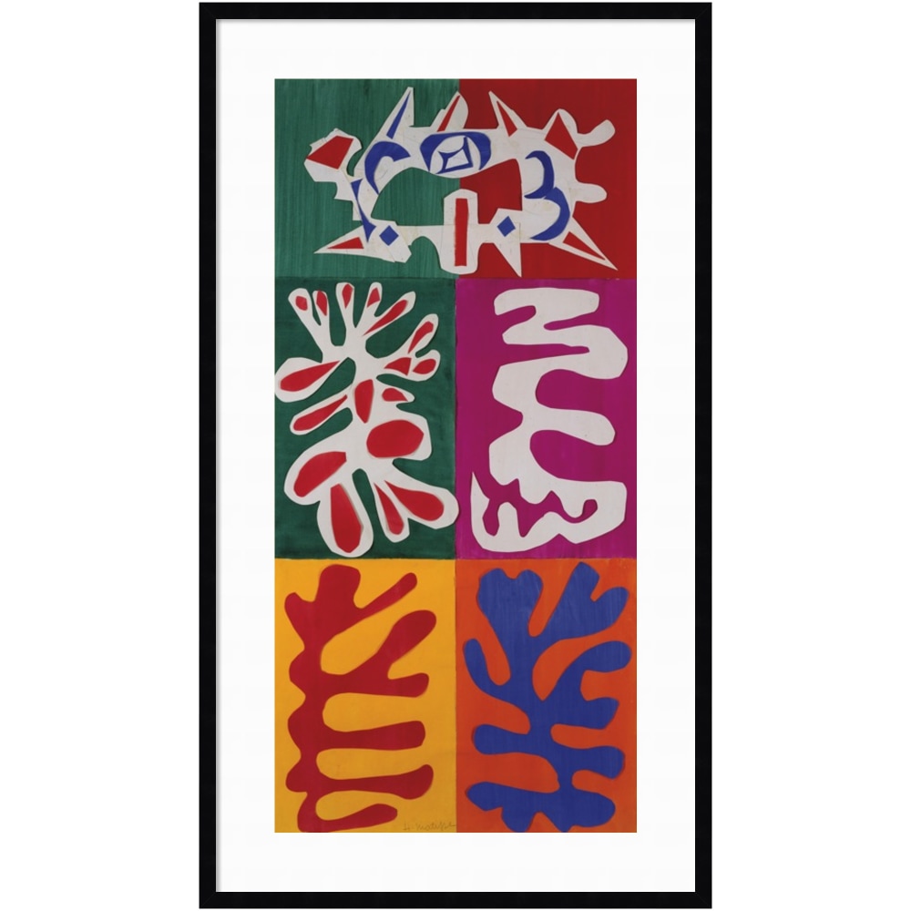 Amanti Art Panel With Mask 1947 by Henri