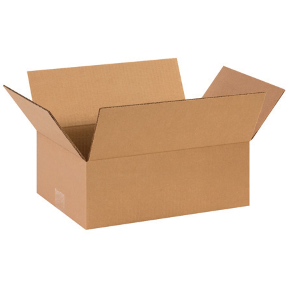 Partners Brand Flat Corrugated Boxes, 14" x 10"