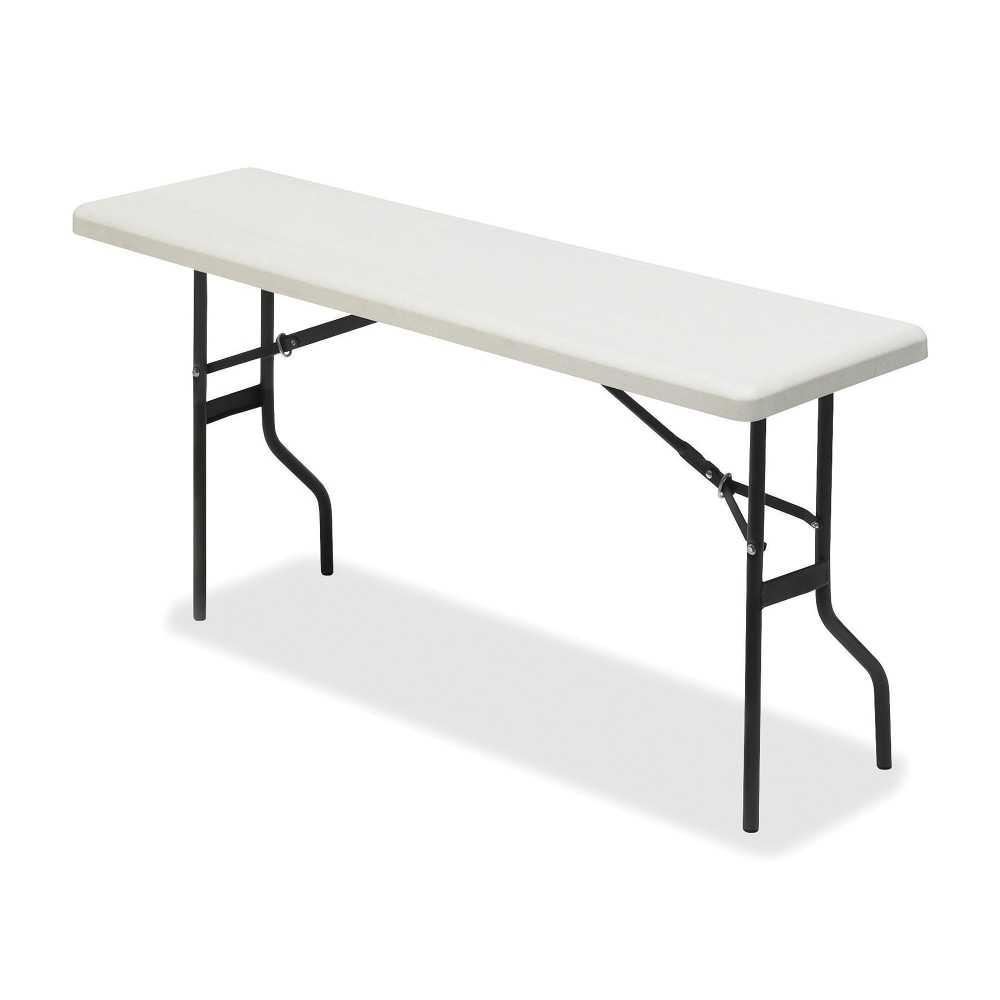 Iceberg Resin Folding Table, 72"W x 18"D,