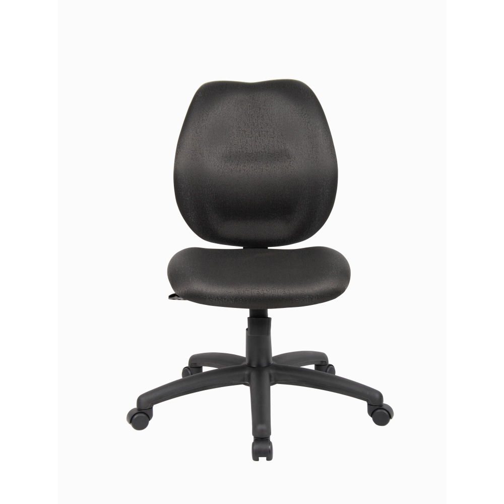 Boss Office Products Ergonomic Fabric Mid-Back Task Office
