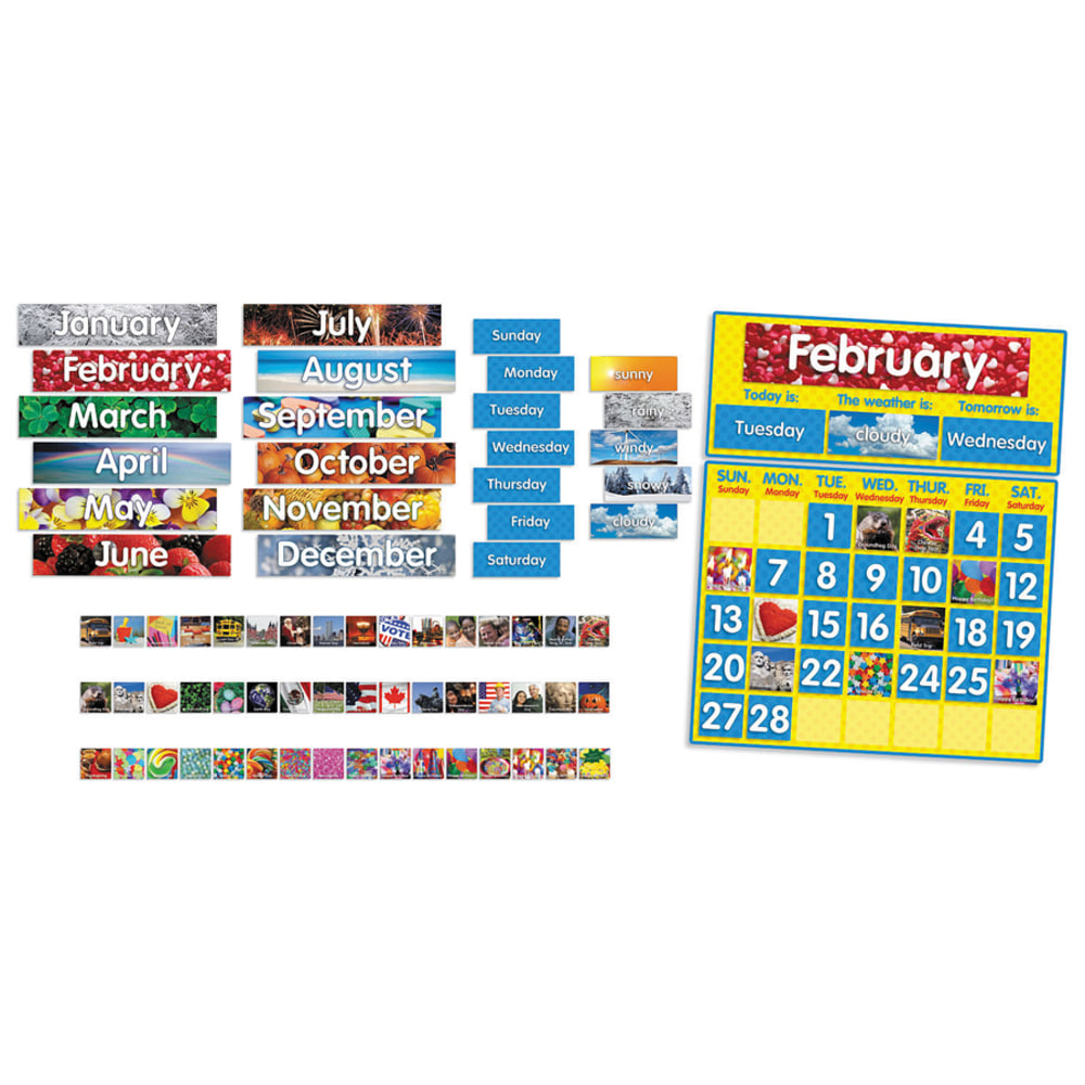 Scholastic Photo Calendar Bulletin Board, 24 1/2"L