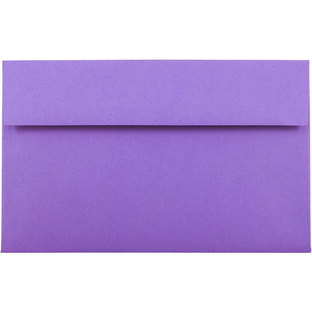 JAM Paper® Booklet Invitation Envelopes, A10, Gummed Seal,