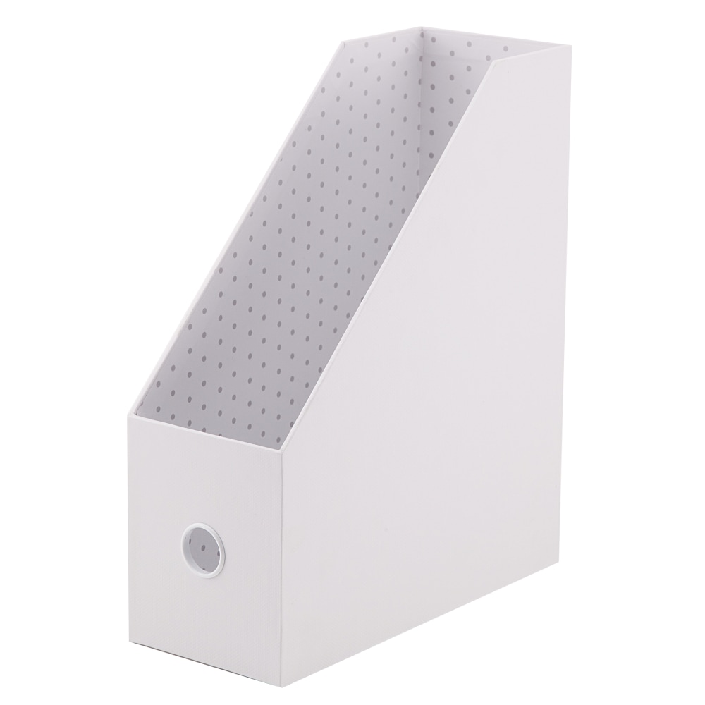 Realspace® White Dot Magazine File