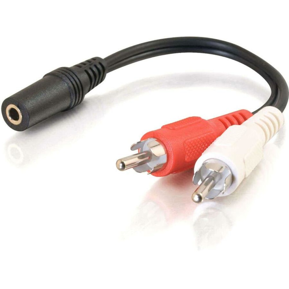 C2G 6in Value Series One 3.5mm Stereo Female