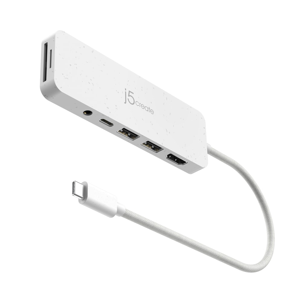 j5create Eco-Friendly USB-C Multi-Port Hub With Power Delivery,