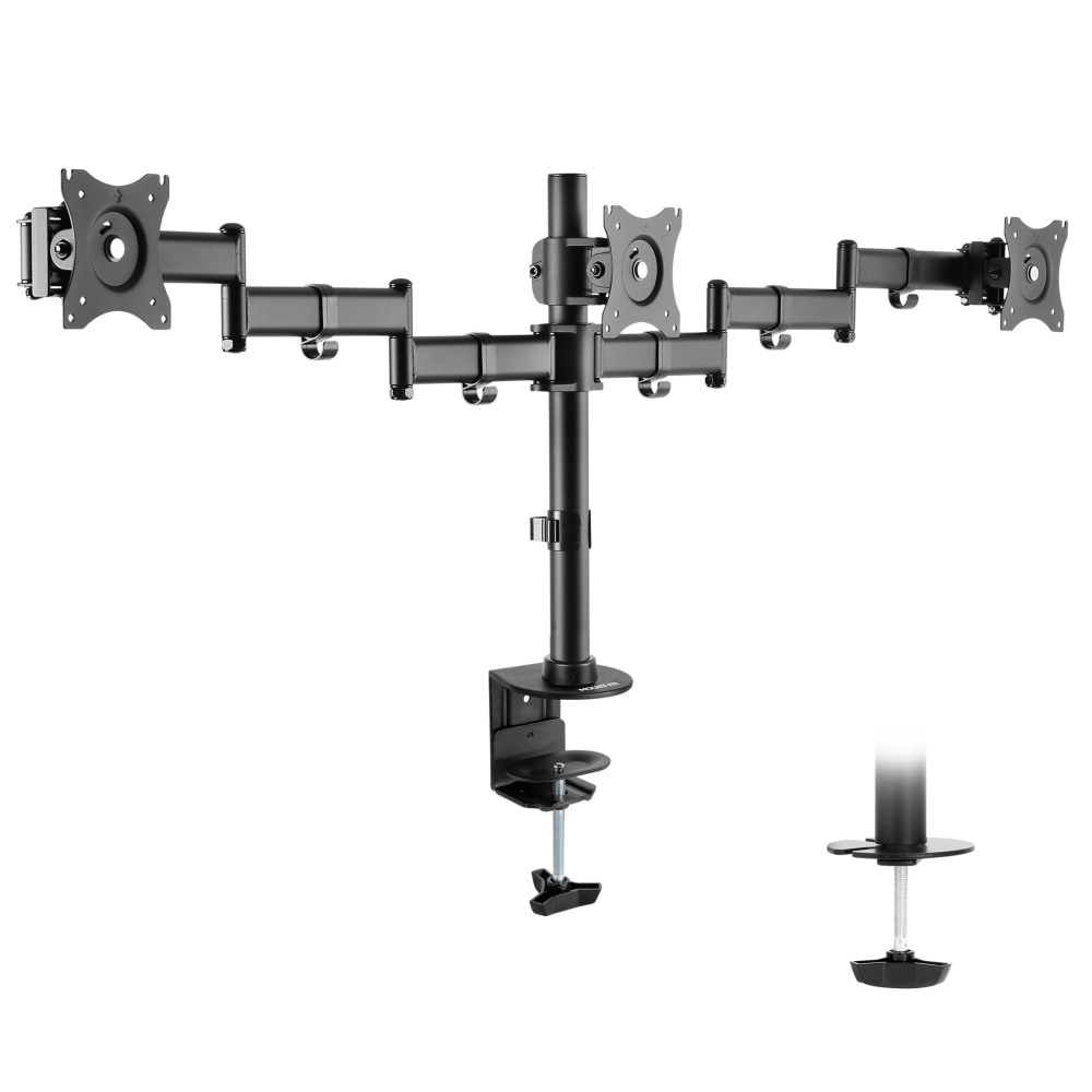 Mount-It! Fully Adjustable Triple Monitor Desk Mount MI-1753