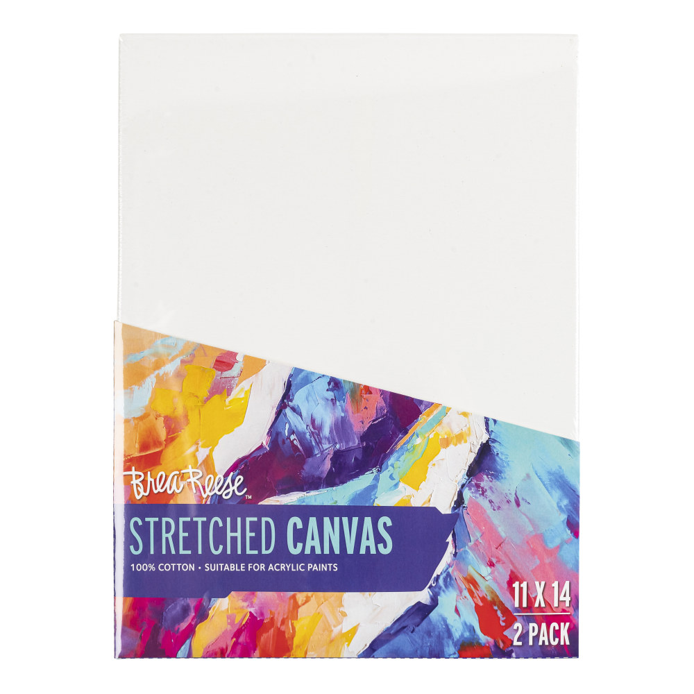 Brea Reese Stretch Canvases, 11" x 14", White,