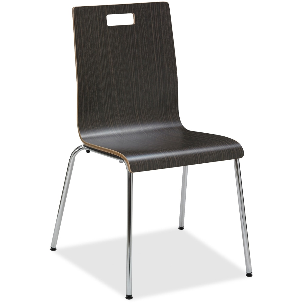 Lorell® Bentwood Cafe Chair, 34"H, Espresso, Set Of