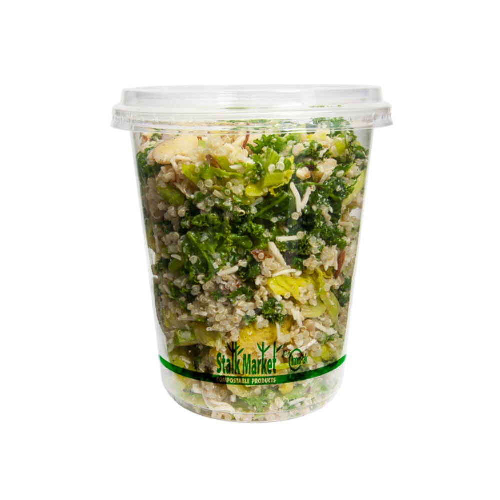 StalkMarket Compostable PLA Deli Food Containers, 32 Oz,