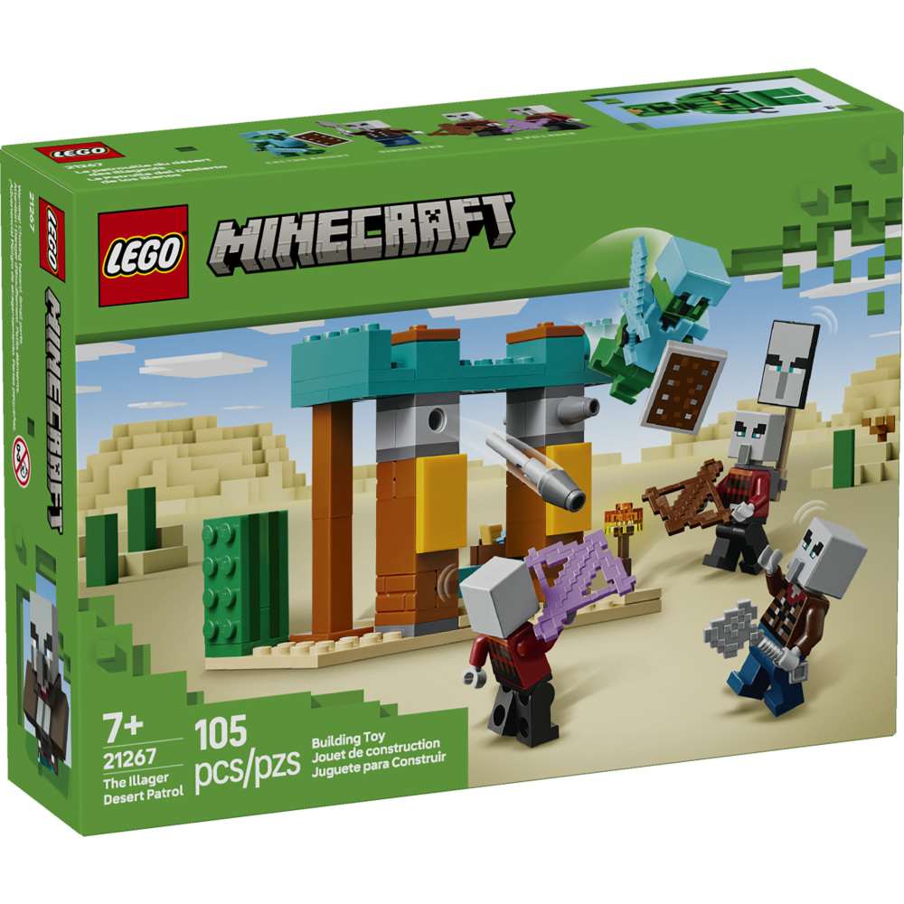 LEGO The Illager Desert Patrol Building Blocks, Multicolor,