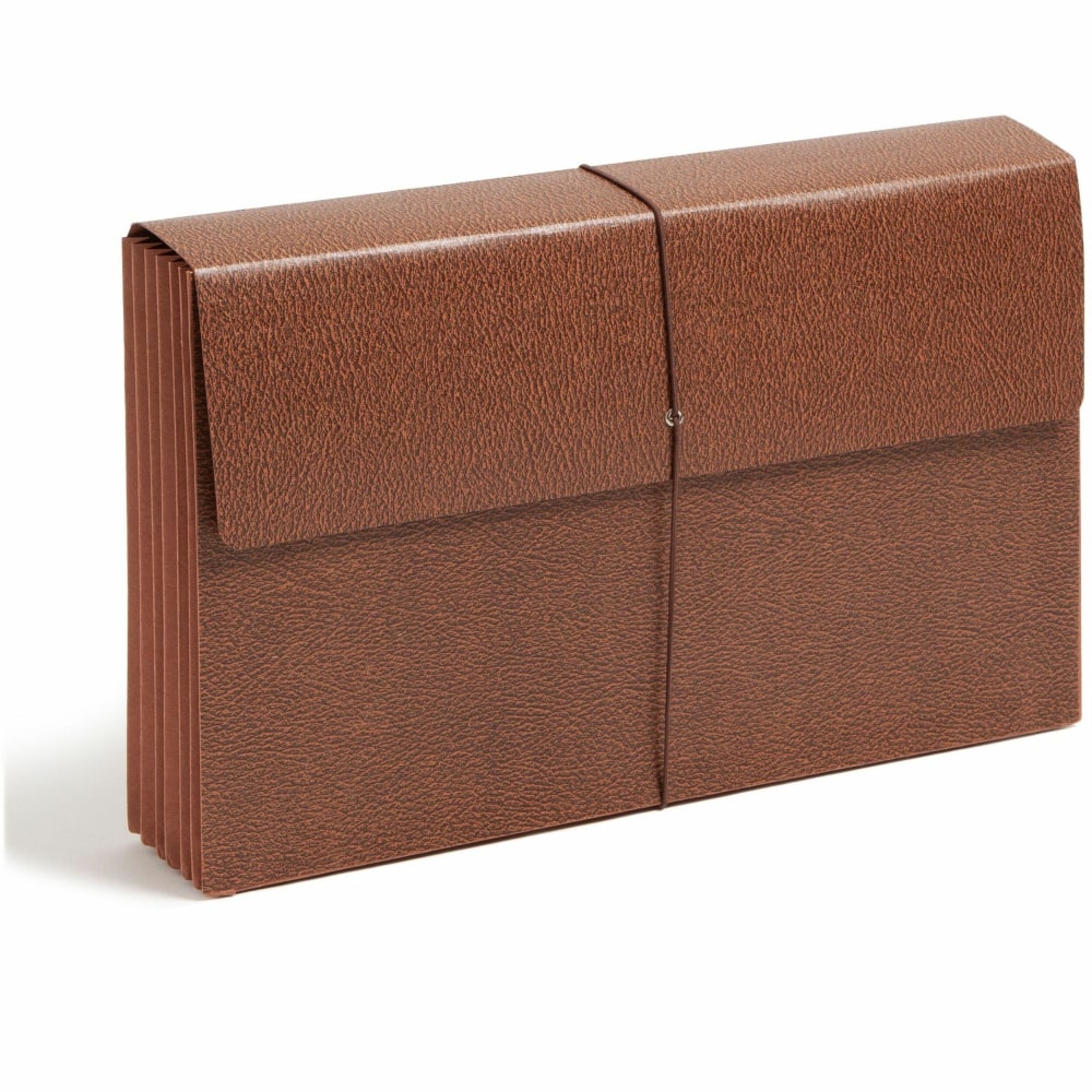 Smead® Leather-Like Partition Wallets, 5 1/4" Expansion,