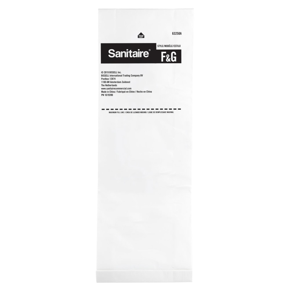 Sanitaire F&G Premium Paper Vacuum Bags, 11-Quart, White,