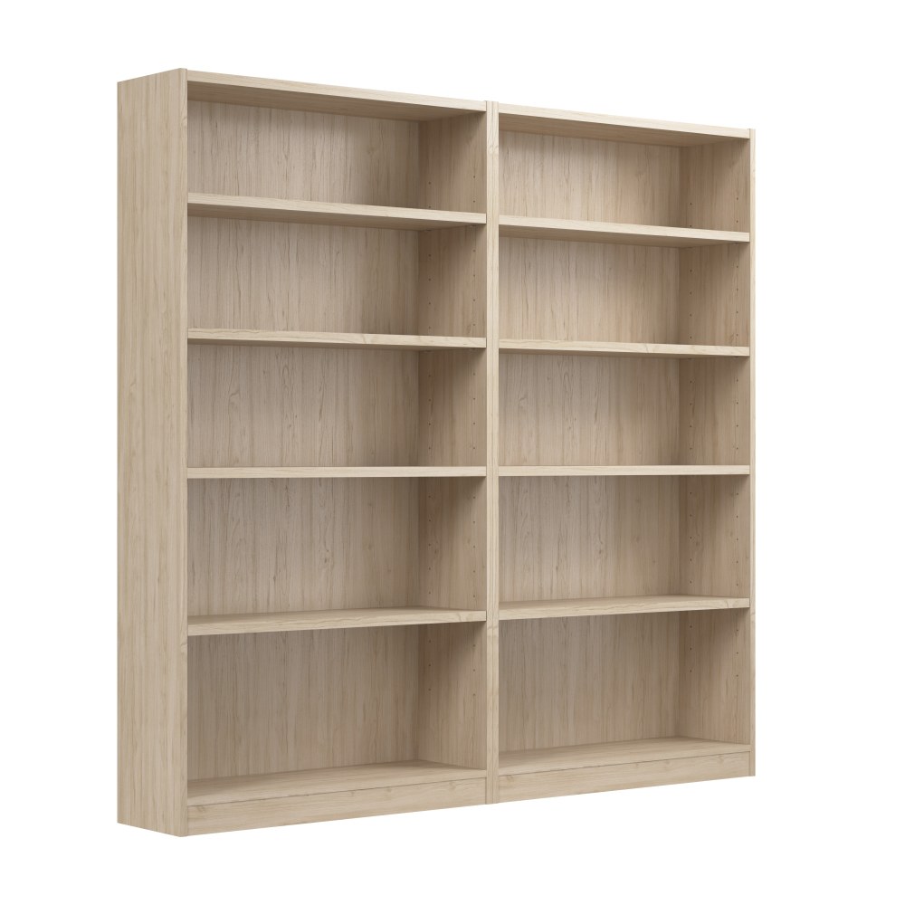 Bush Furniture 72"H Universal Tall 5 Shelf Bookcase