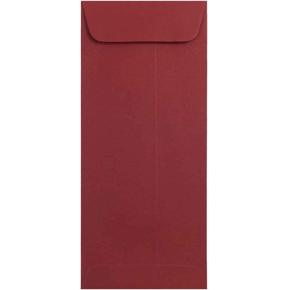 JAM Paper® #10 Policy Envelopes, Gummed Seal, Dark