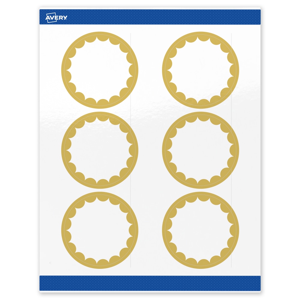 Avery® Print-To-The-Edge Labels With Sure Feed® Technology,