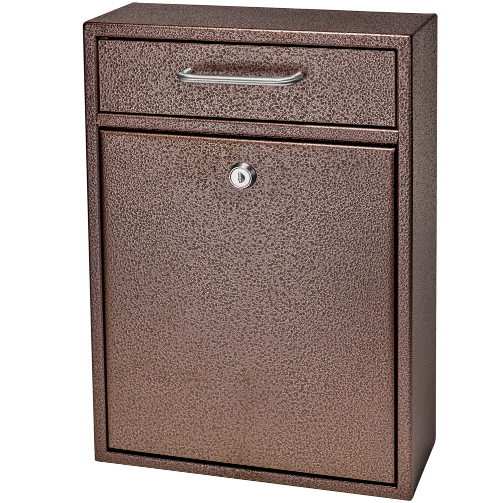 Mail Boss Locking Security Drop Box, 16 1/4"H