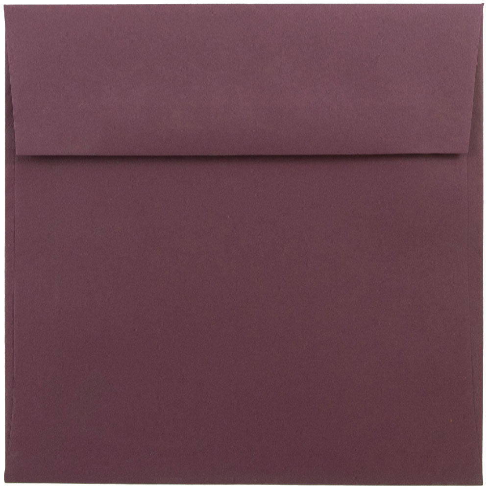 JAM Paper® Color Square Invitation Envelopes, 6" x
