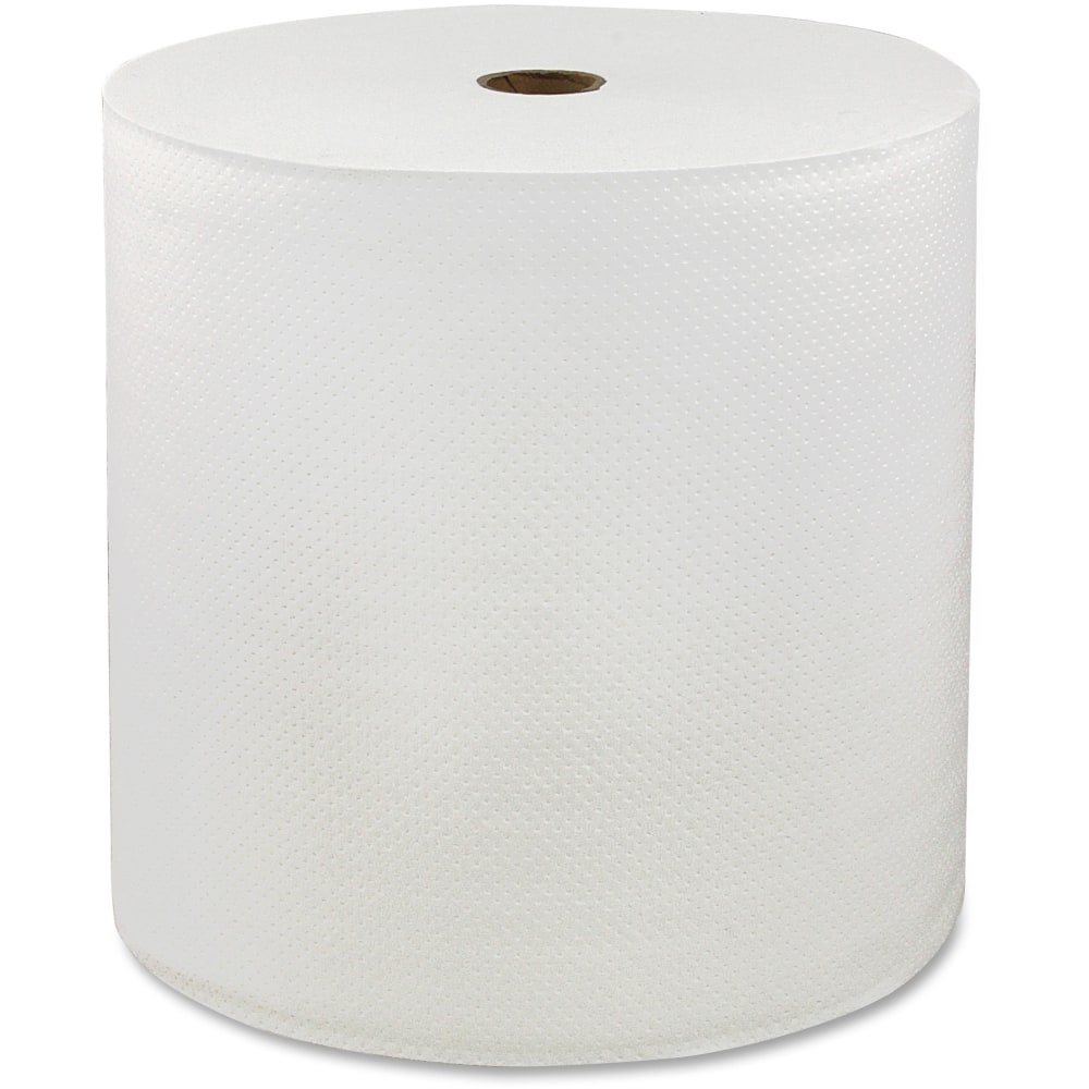 LoCor; Hardwound 1-Ply Paper Towels, 850&#x27; Per Roll,