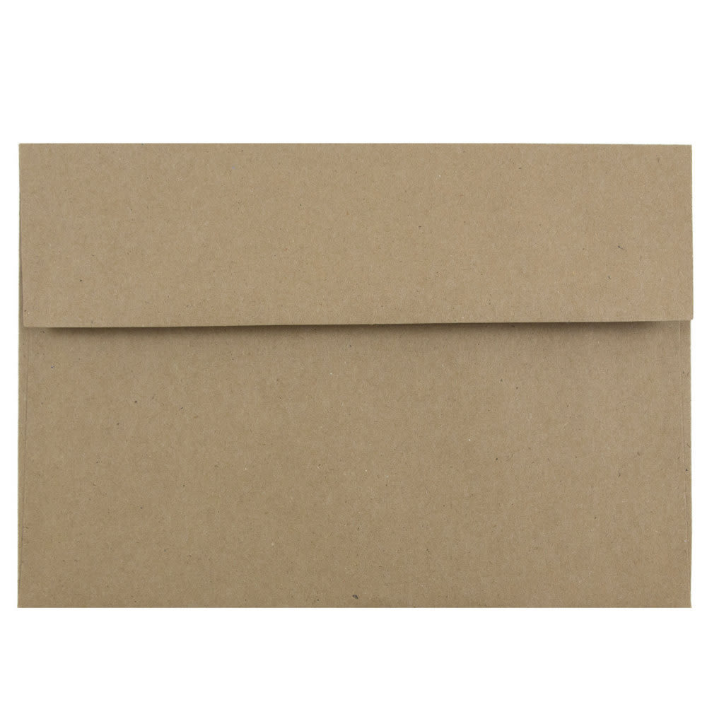 JAM Paper® Booklet Invitation Envelopes, Gummed Seal, 100%