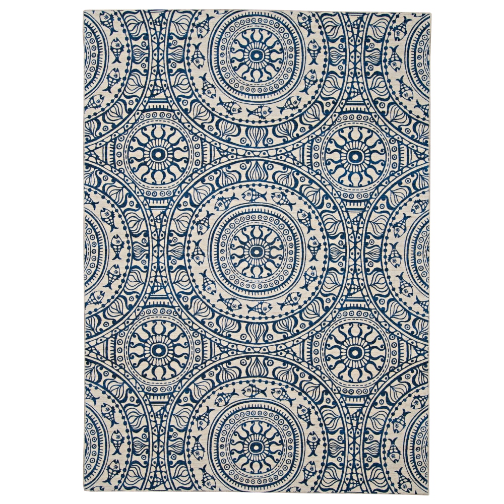 Linon Washable Outdoor Area Rug, Zelley, 5&#x27; x