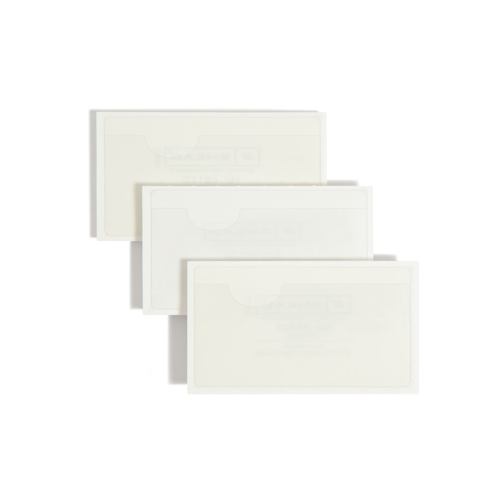Smead® Self-Adhesive Poly Pockets, 3" x 4-1/16", Clear,
