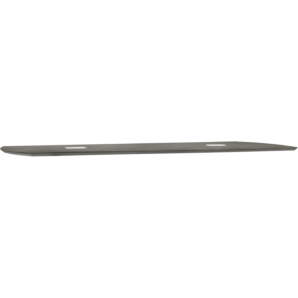 Mayline Gray Laminate Medina Conference Tabletop - Beveled