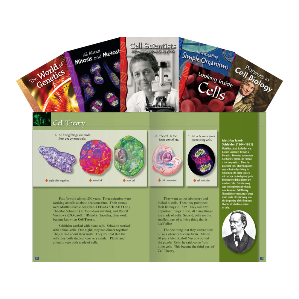 Teacher Created Materials Cellular Biology Book Set, Grades