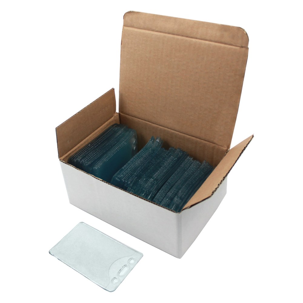 C-Line® Vinyl Vertical ID Badge Holders, 2 3/8"