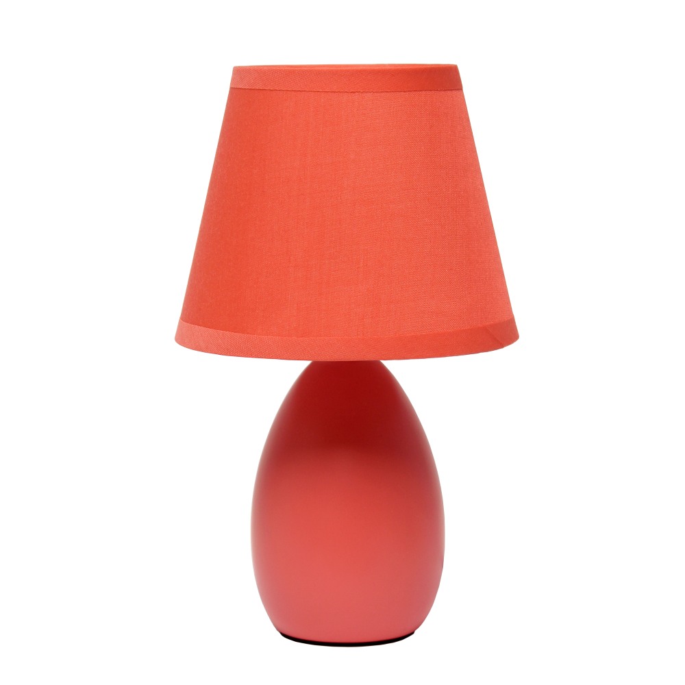 Creekwood Home Nauru Petite Ceramic Oblong Table Lamp,