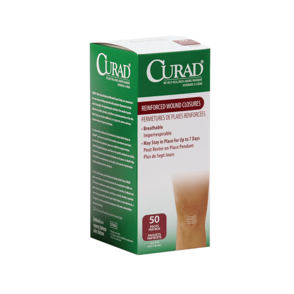 CURAD® Sterile Medi-Strips Reinforced Wound Closures, 1/4" x