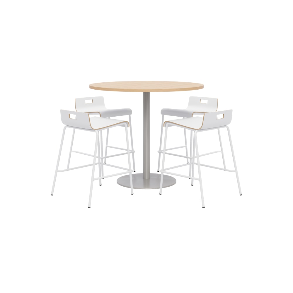 KFI Studios Proof High Bistro Table Set, White