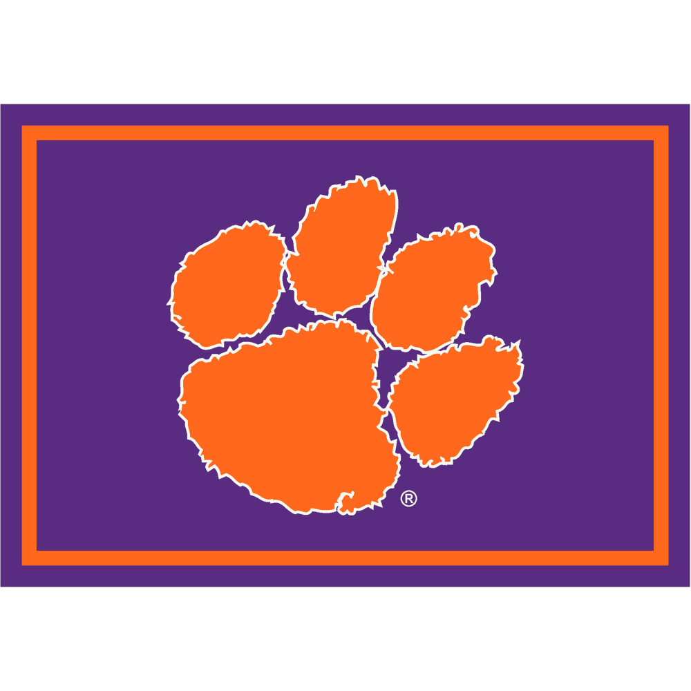 Imperial NCAA Spirit Rug, 4&#x27; x 6&#x27;, Clemson