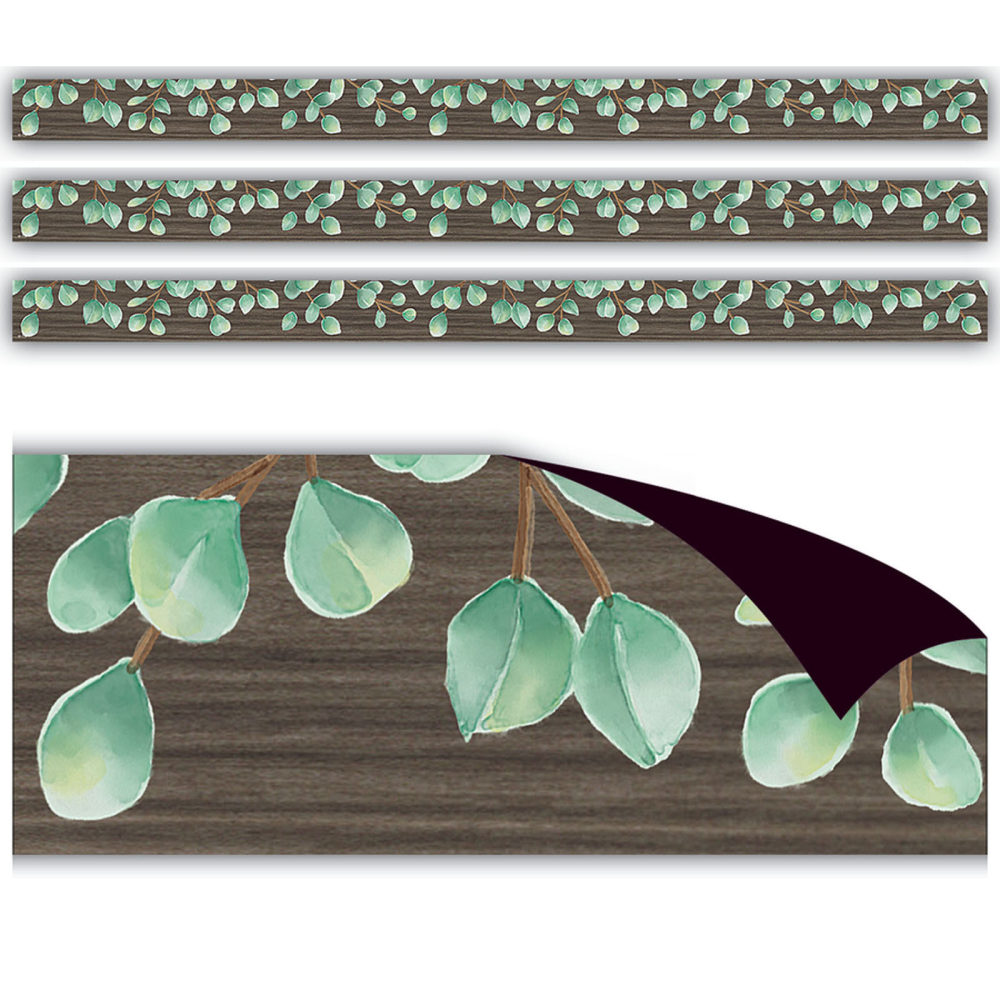 Teacher Created Resources Magnetic Border, Eucalyptus, 24&#x27;