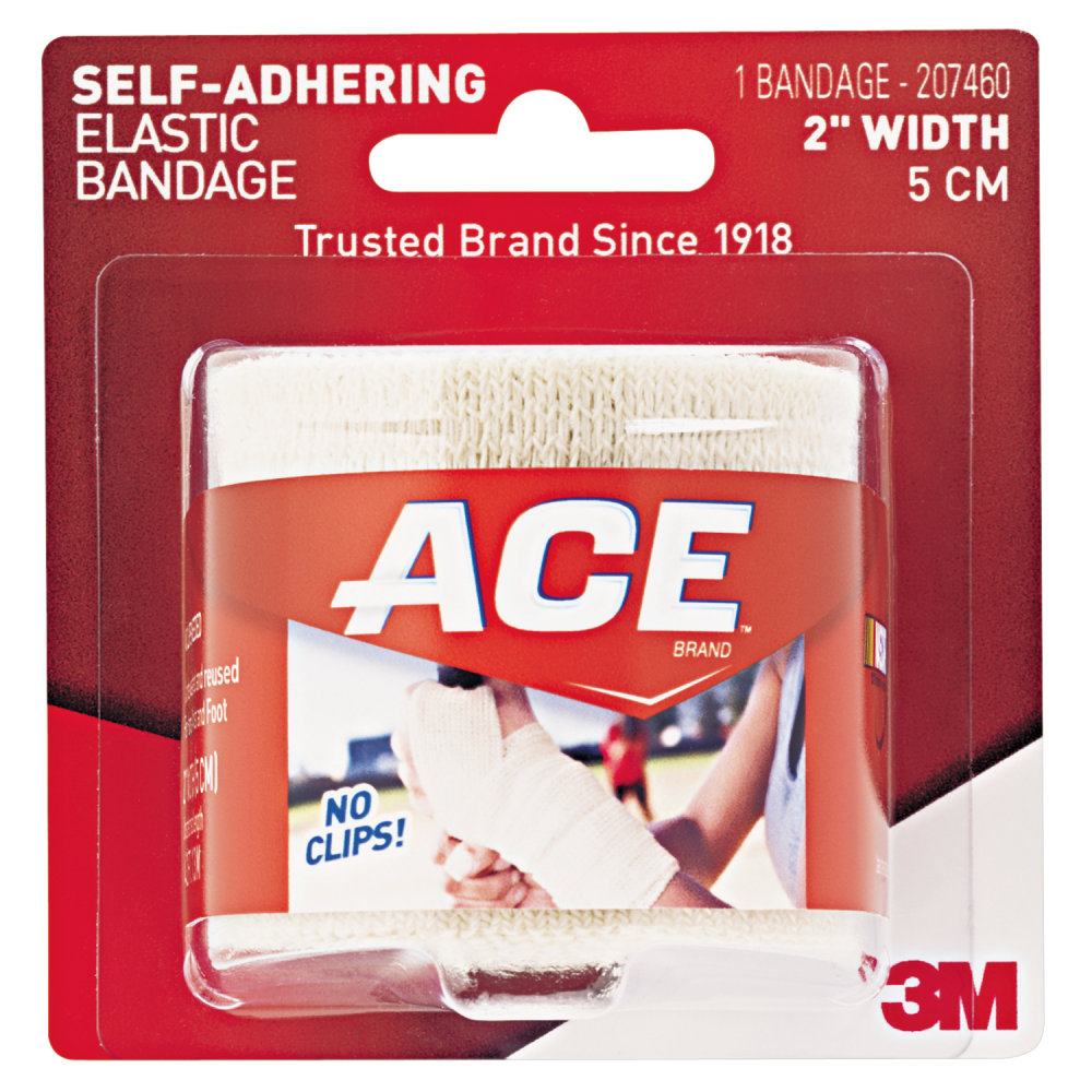ACE Athletic Support Wrap, 2" Width, Tan