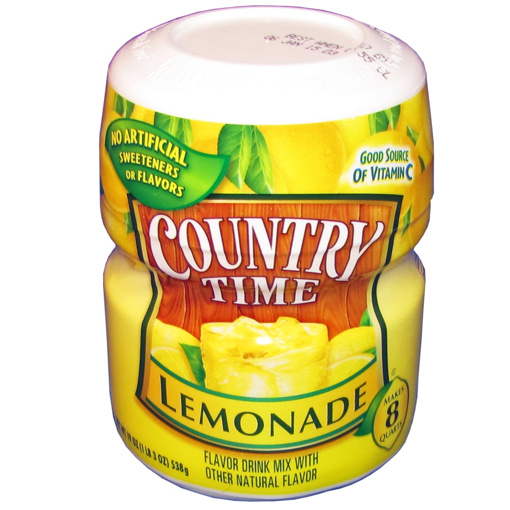 Country Time Lemonade Drink Mix, 19 Oz, Case