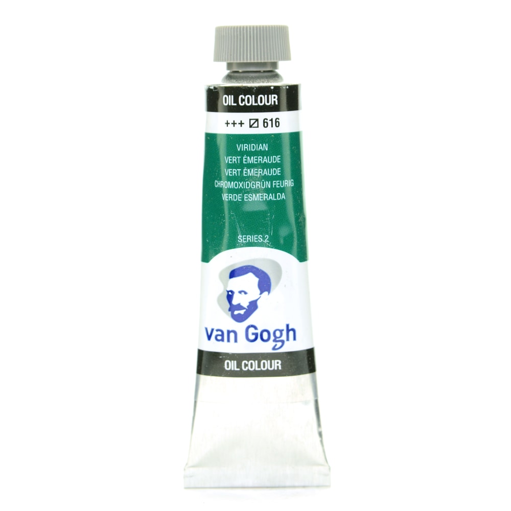 Van Gogh Oil Colors, 1.35 oz, Viridian, Pack