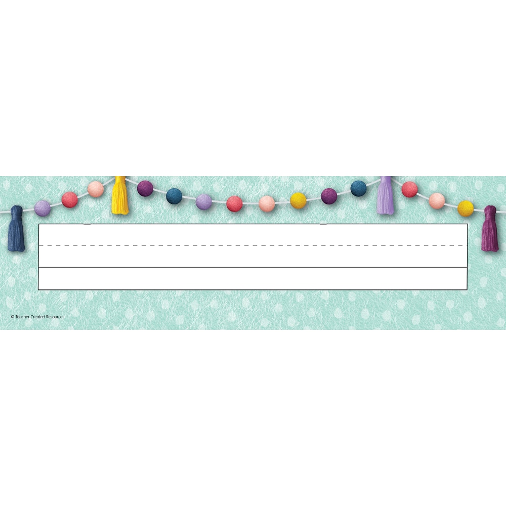 Teacher Created Resources Flat Name Plates, 3-1/2" x
